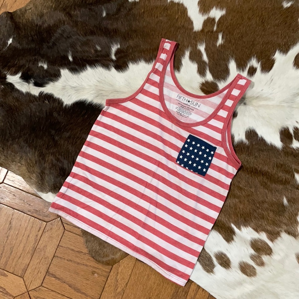 American Flag tank top